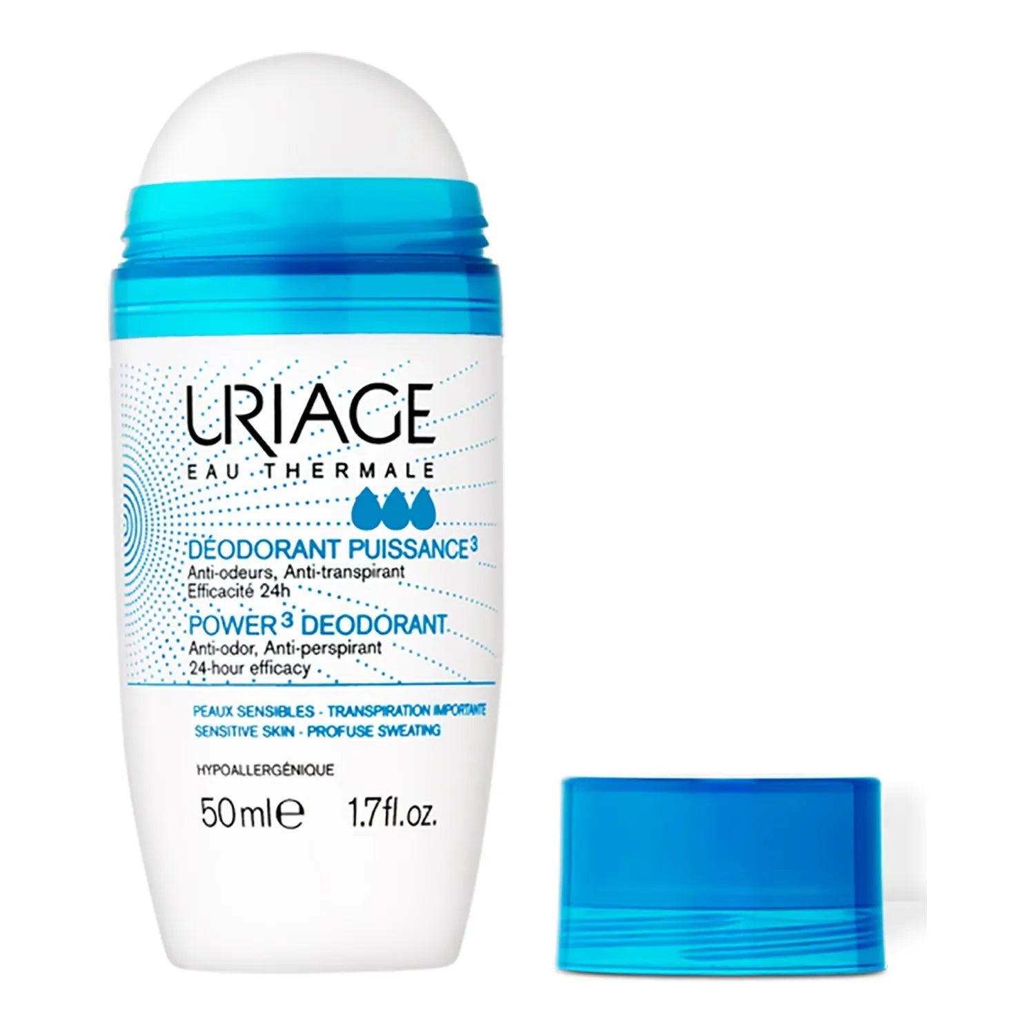 Uriage Power3 Deodorant Roll-On (50ml)