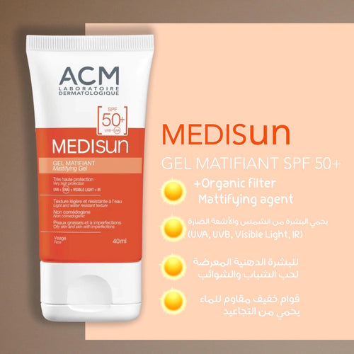 ACM Medisun Mattifying Gel SPF 50+ 40ml
