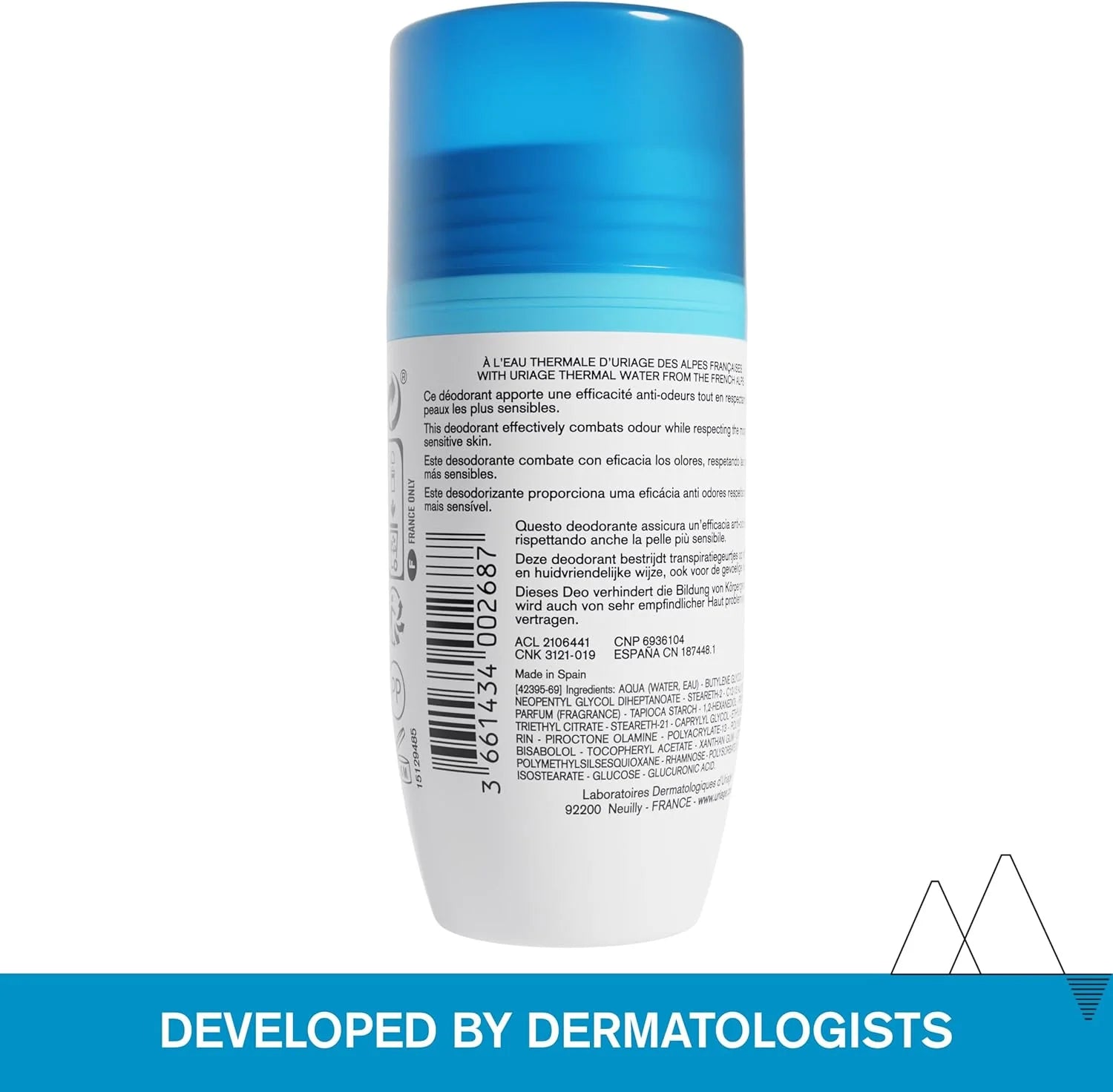 Uriage Gentle Deodorant Roll-On (50ml)