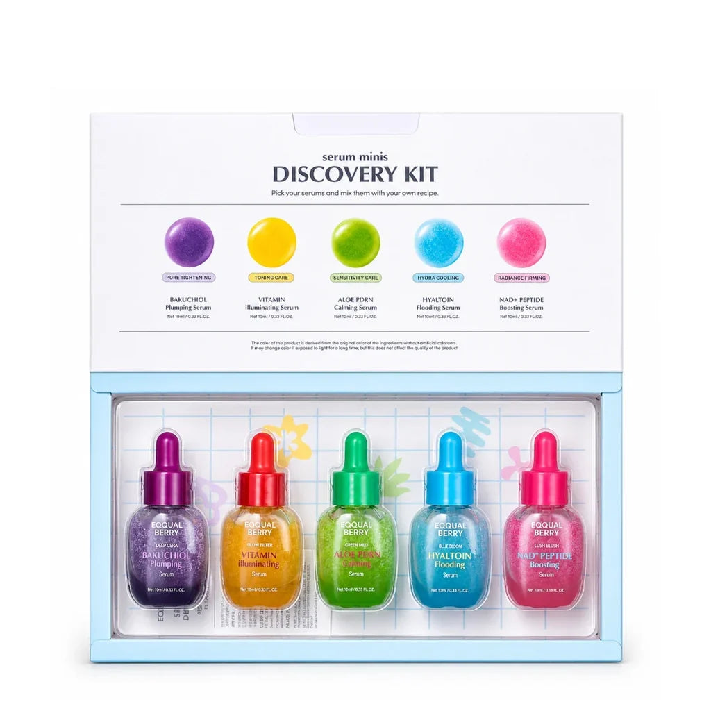 EQQUALBERRY Serum Minis Discovery Kit (5 x 10ml)