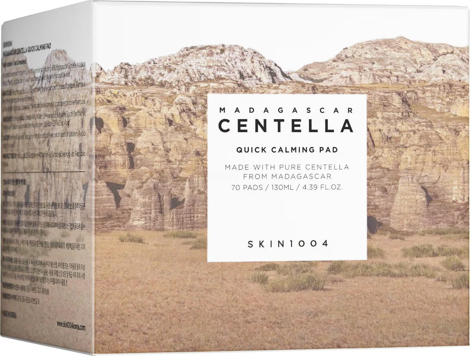 SKIN1004 Madagascar Centella Quick Calming Pad 130ml 70pads