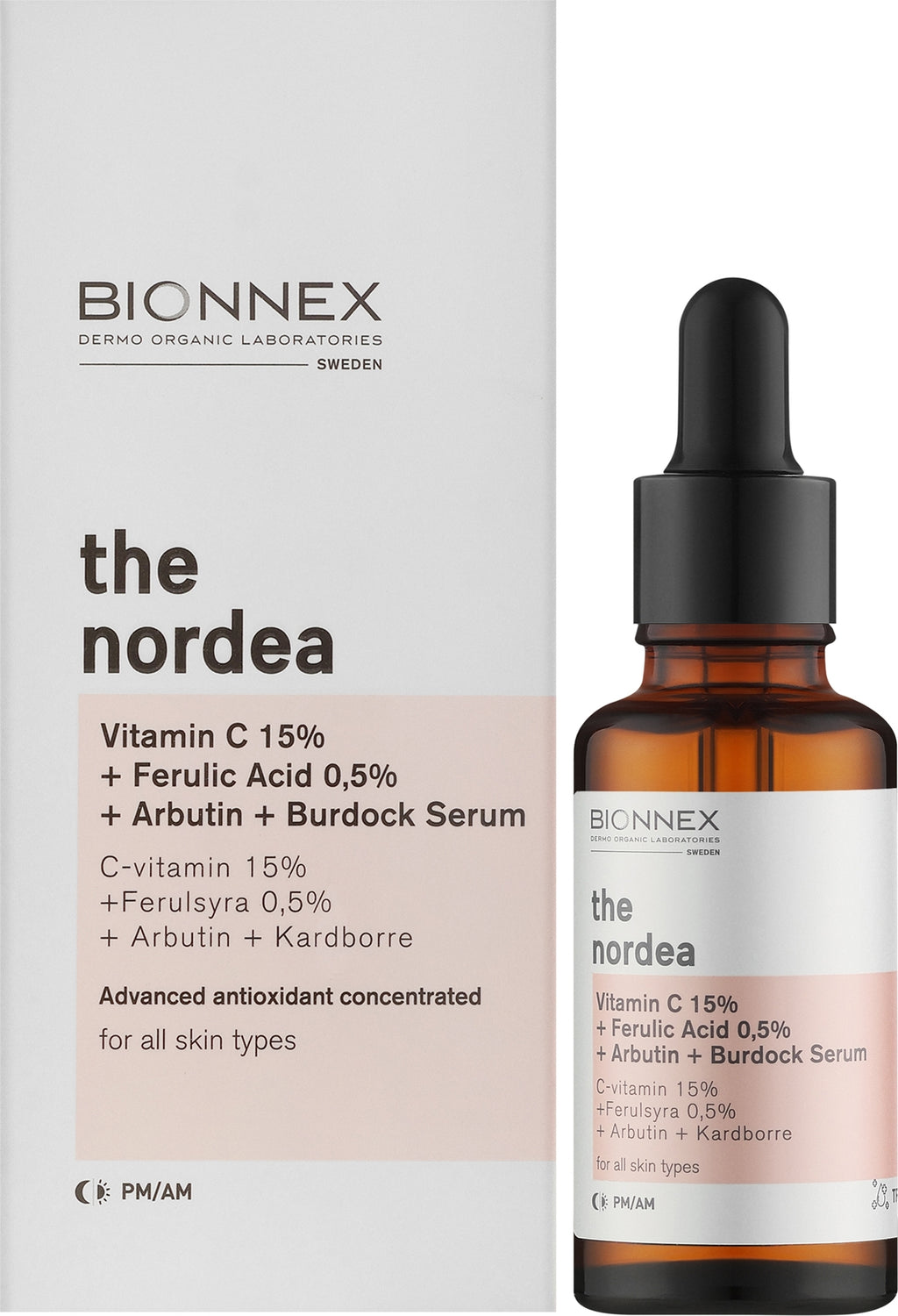 Bionnex The Nordea Vitamin C 10% + Ferulic Acid 0.5% + Arbutin + Burdock Serum