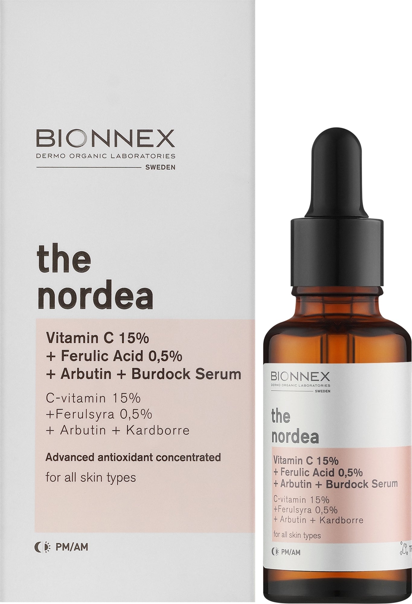 Bionnex The Nordea Vitamin C 10% + Ferulic Acid 0.5% + Arbutin + Burdock Serum
