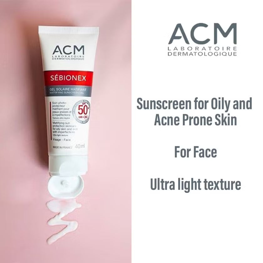 ACM Sébionex Mattifying Sunscreen Gel SPF 50+ 40ml