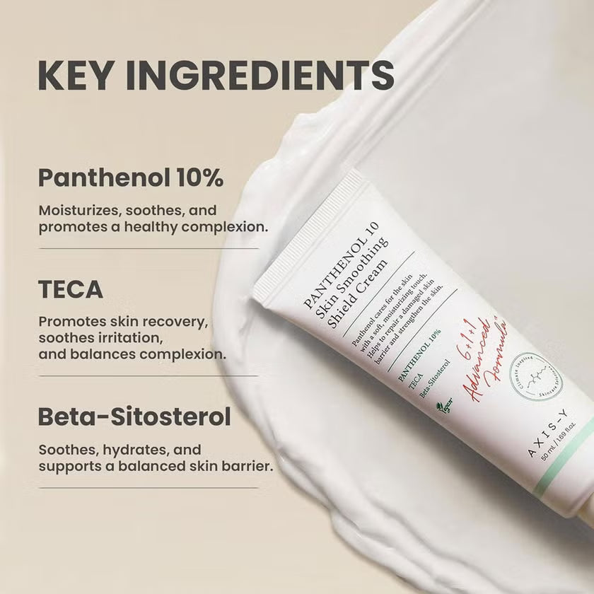 AXIS-Y Panthenol 10 Skin Smoothing Shield Cream 50ml