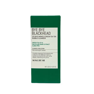 Some By Mi Bye Bye Blackhead 30 Days Miracle Green Tea Tox Bubble Cleanser (120g)