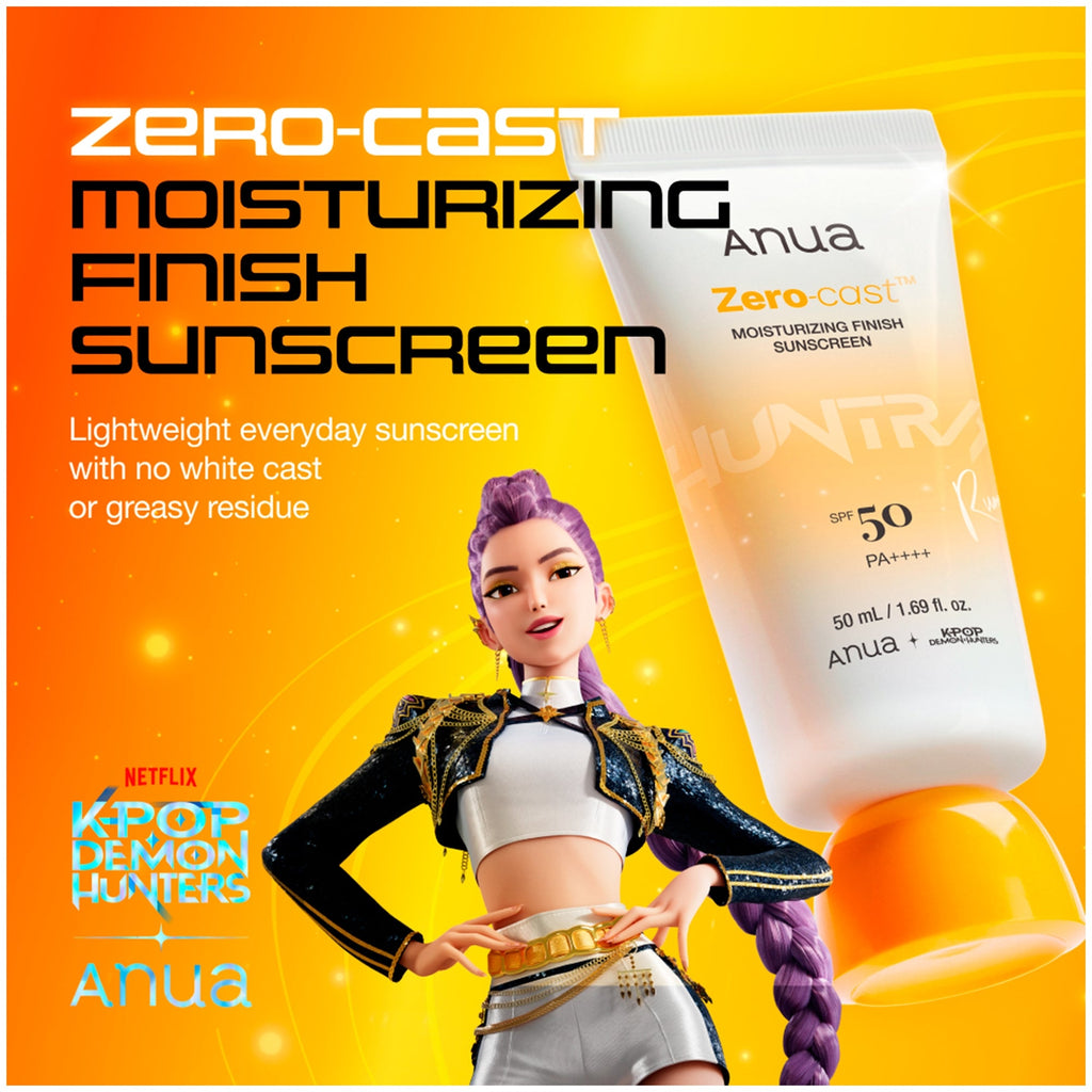 Anua Zero-cast™ Moisturizing Finish Daily Cream SPF 15 (K-POP Demon Hunters Edition) 50ml