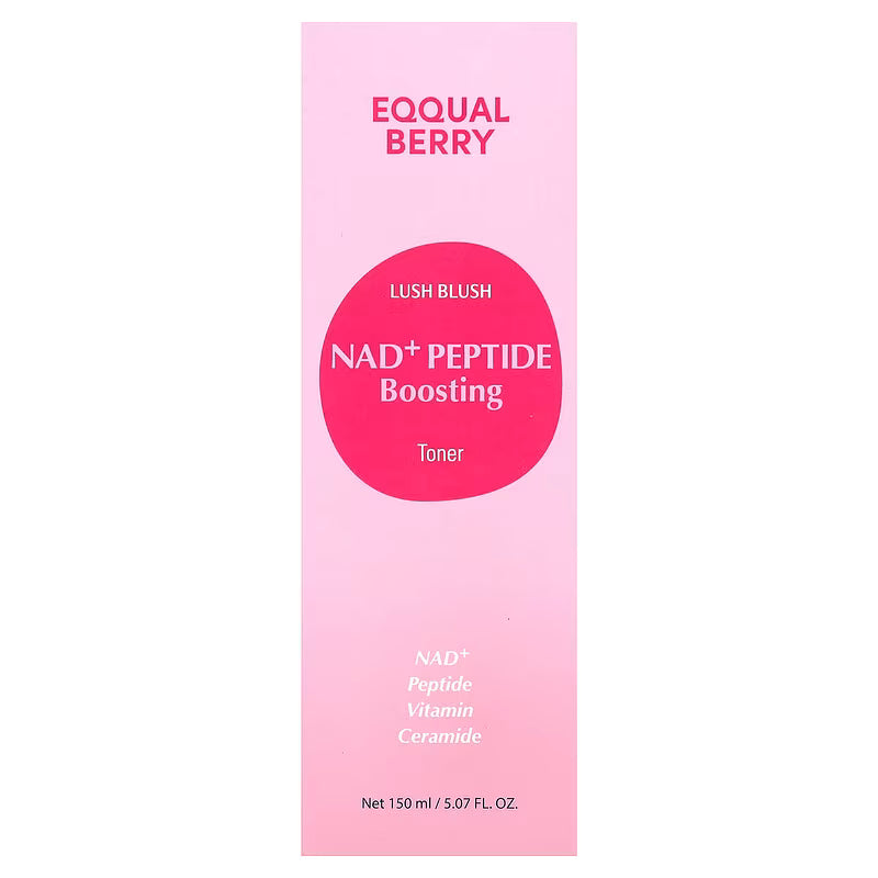 Eqqualberry Lush Blush NAD+ Peptide Boosting Toner (150ml)
