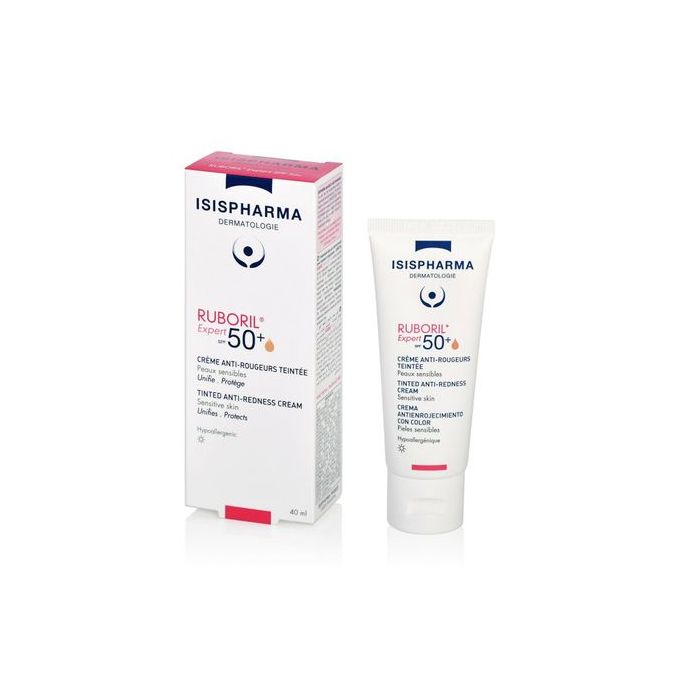 Isispharma Ruboril Expert SPF 50+ (Crème Anti-Rougeurs Teintée)