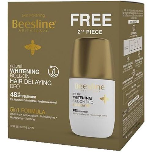 Beesline Whitening & Hair Delaying Roll-On Deodorant (Buy 1 Get 1 Free) 50ml