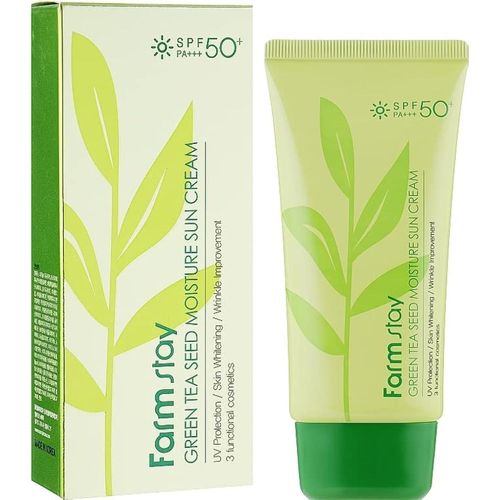 Farmstay Green Tea Seed Moisture Sun Cream SPF50+ PA+++ 70ml