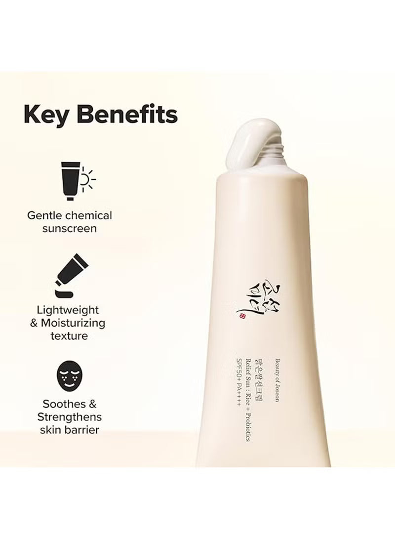Beauty of Joseon Relief Sun : Rice + Probiotics SPF50+ PA++++ 50ml