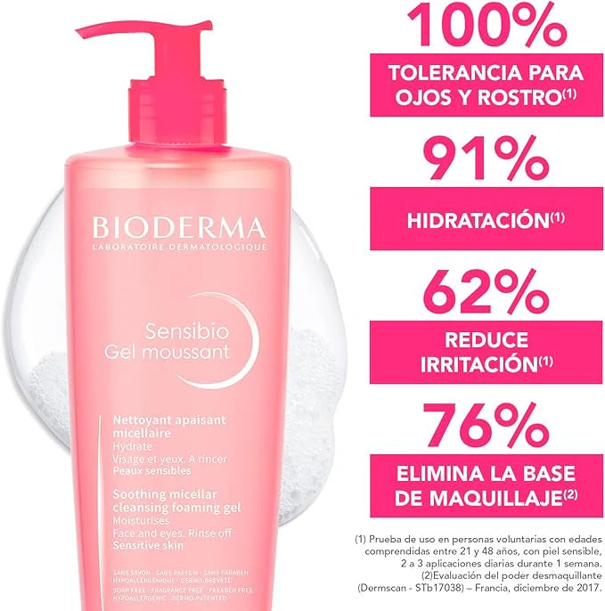 Bioderma Sensibio Gel Moussant Soothing Micellar Cleansing Foaming Gel 200ml