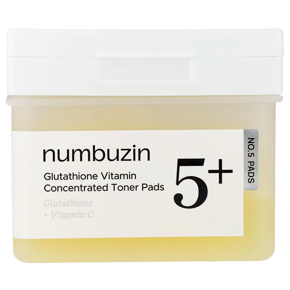 numbuzin No.5+ Glutathione Vitamin Concentrated Toner Pads
