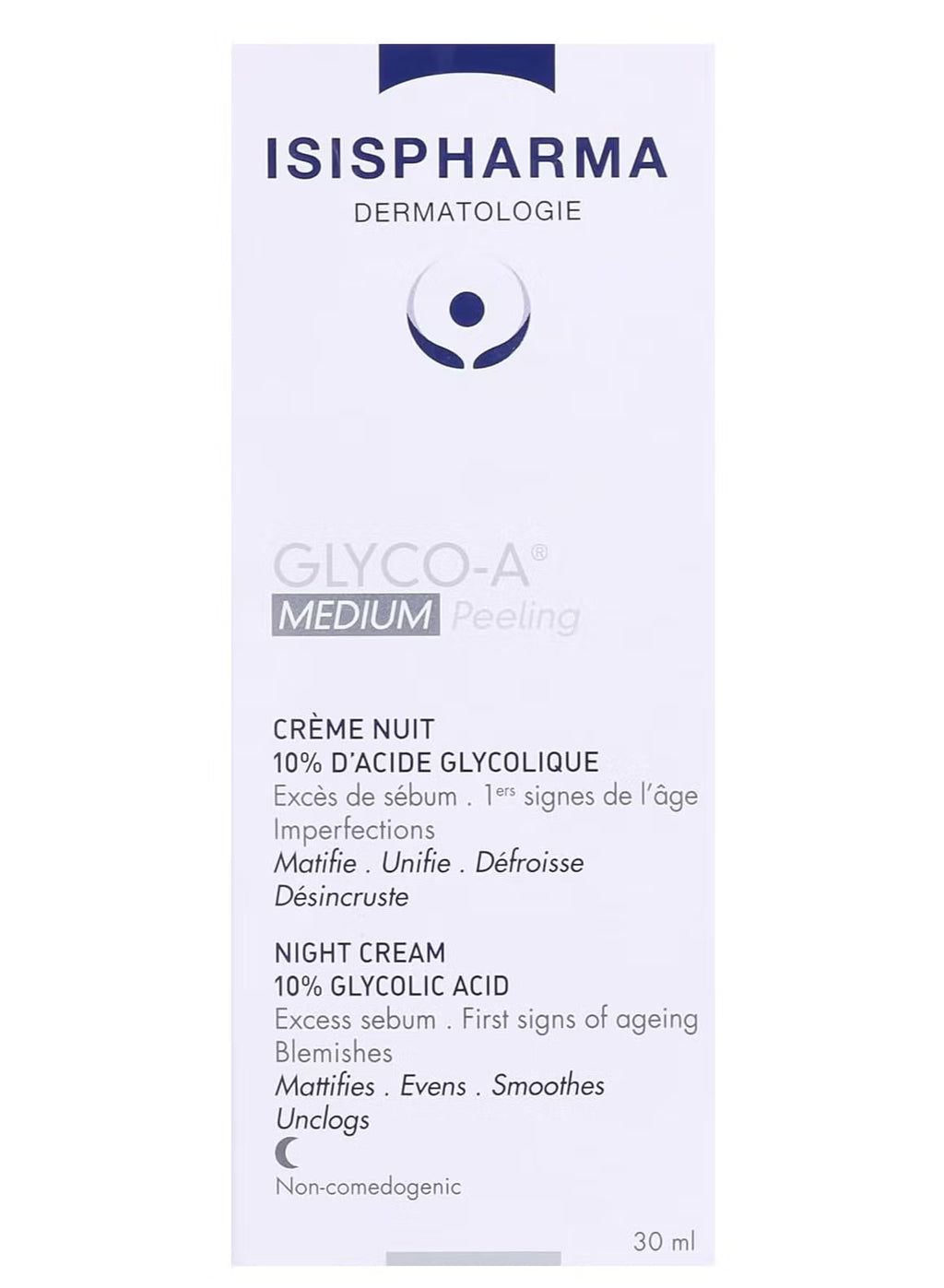 Isispharma Glyco-A Medium Peeling (Crème Nuit) 30ml