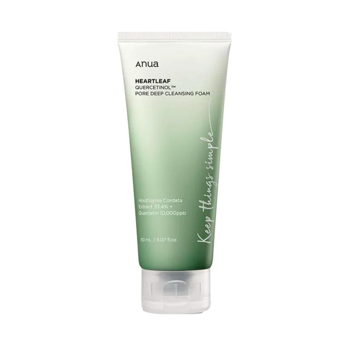 Anua Heartleaf Quercetinol Pore Deep Cleansing Foam 150ml