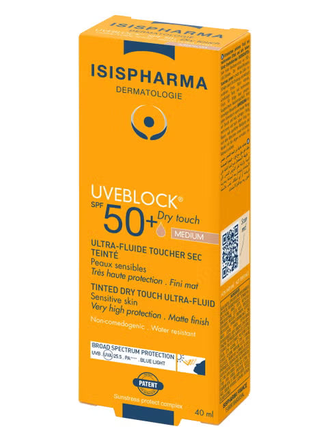 Isispharma Uveblock SPF 50+ Tinted Dry Touch Ultra-Fluid (Light)