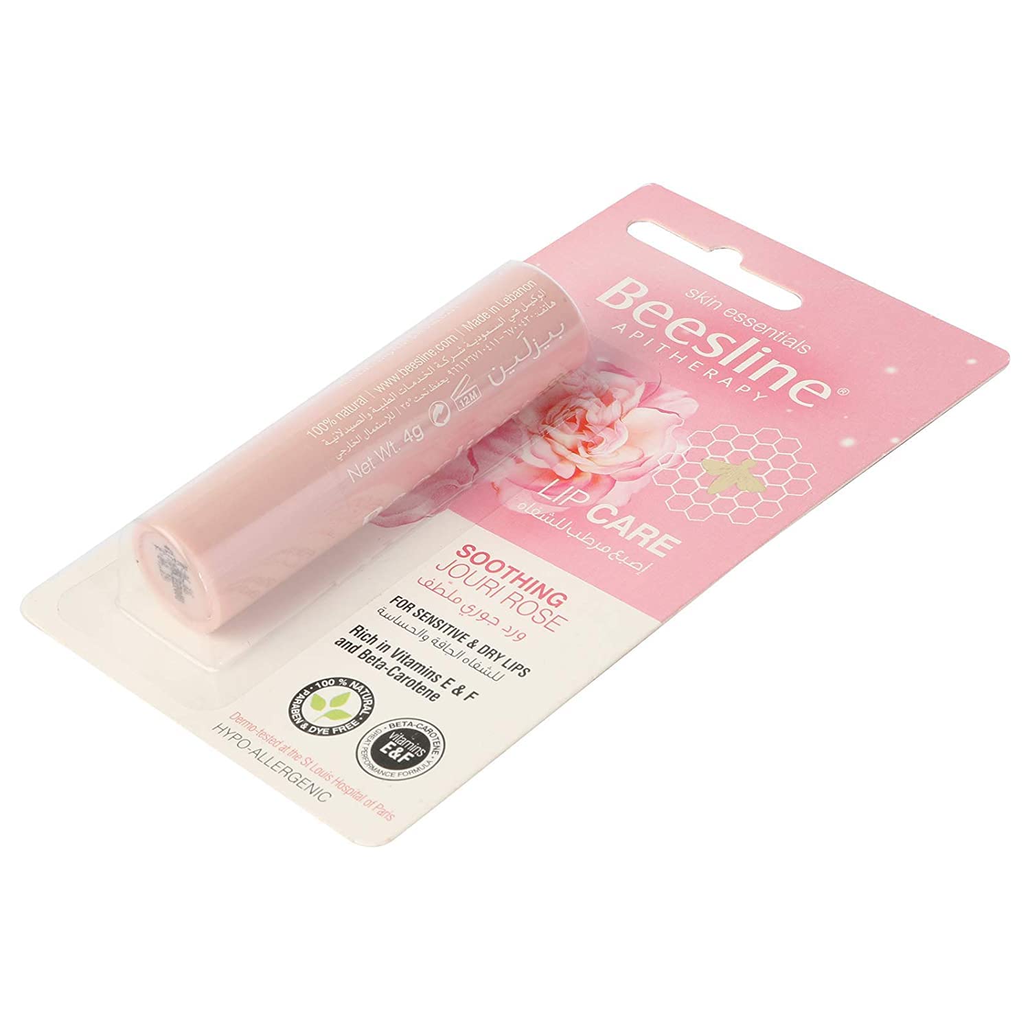 Beesline Soothing Rose Lip Care 4g