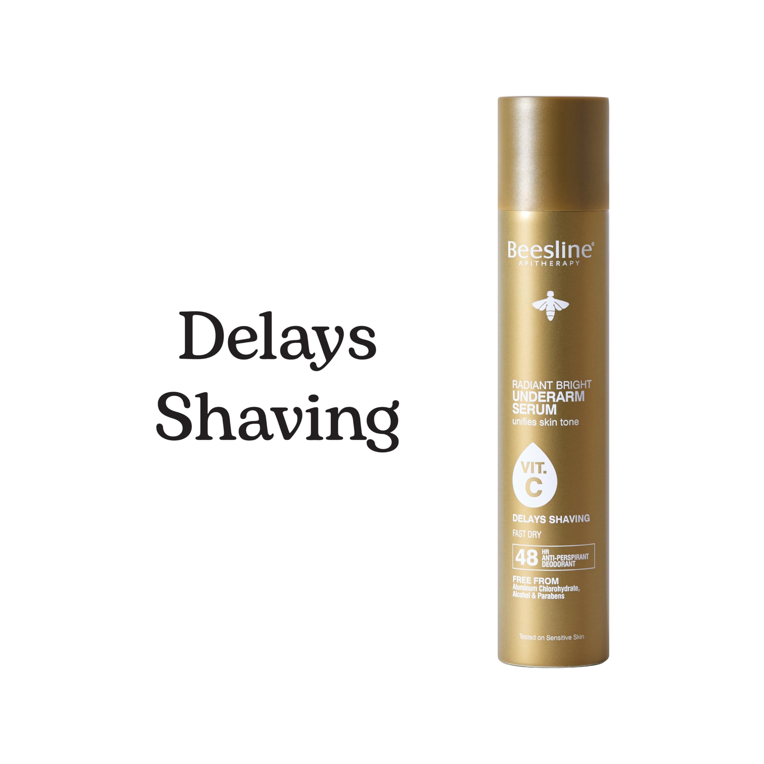 Beesline Radiant Bright Underarm Serum - Delays Shaving 150ml