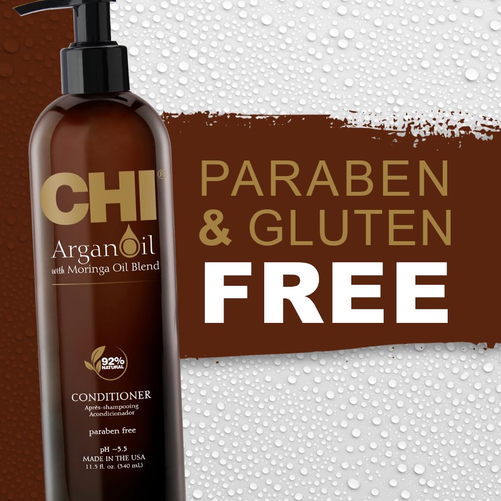 CHI Argan Oil with Moringa Oil Blend Conditioner 340ml