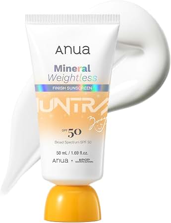 Anua Mineral Weightless Finish Sunscreen SPF50+ PA++++ 50ml