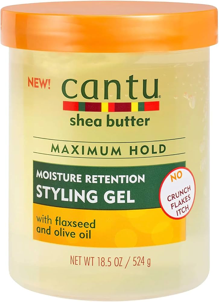 Cantu Shea Butter Moisture Retention Styling Gel with Flaxseed and Olive Oil