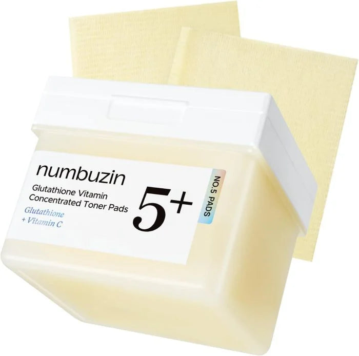 numbuzin No.5+ Glutathione Vitamin Concentrated Toner Pads