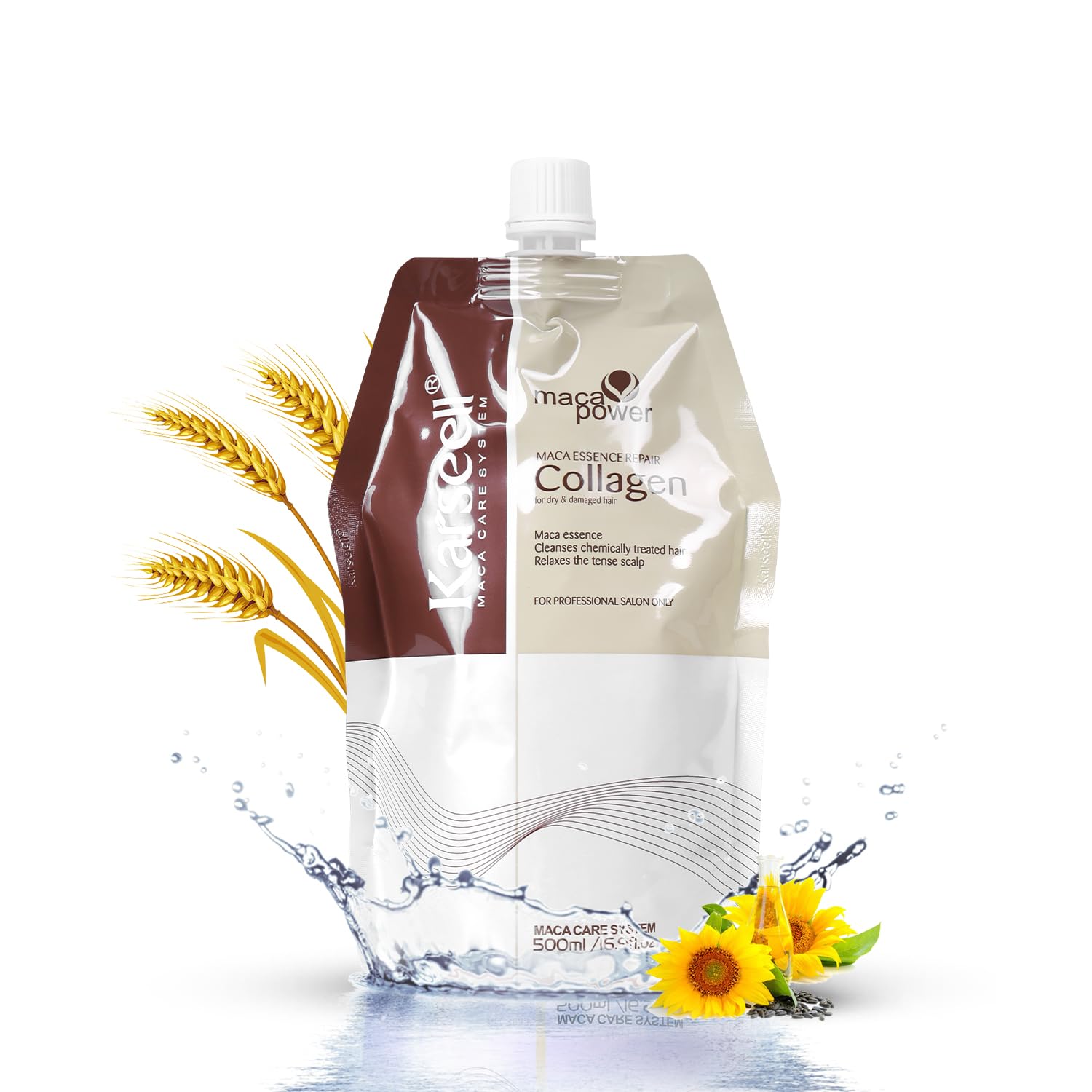 Karseell Maca Power Maca Essence Repair Collagen Hair Mask (Squeeze Pouch) 500ml