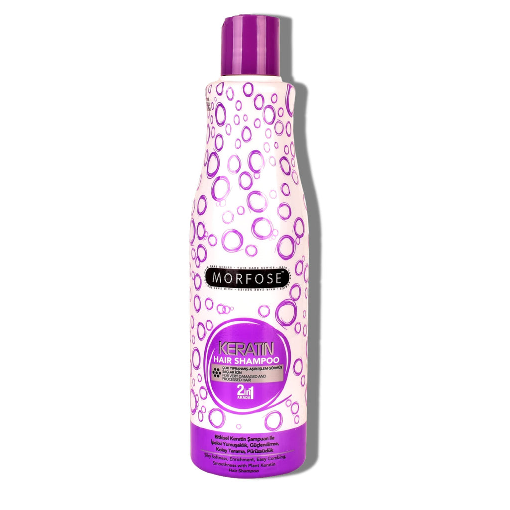 Morfose Professional Keratin Hair Shampoo 2in1 For Very Damaged & Processed Hair 500ml