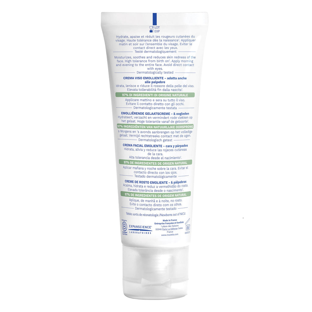 Mustela Stelatopia Emollient Face Cream & Eyelids 40ml