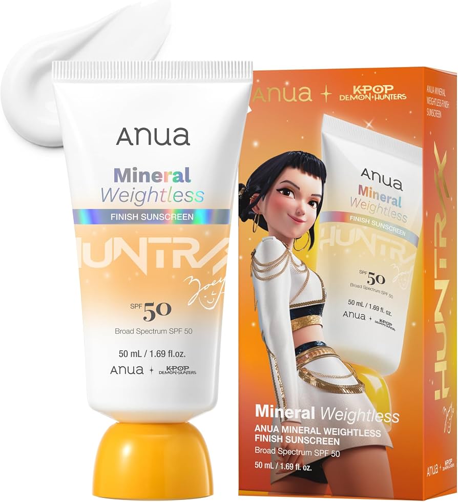 Anua Mineral Weightless Finish Sunscreen SPF50+ PA++++ 50ml
