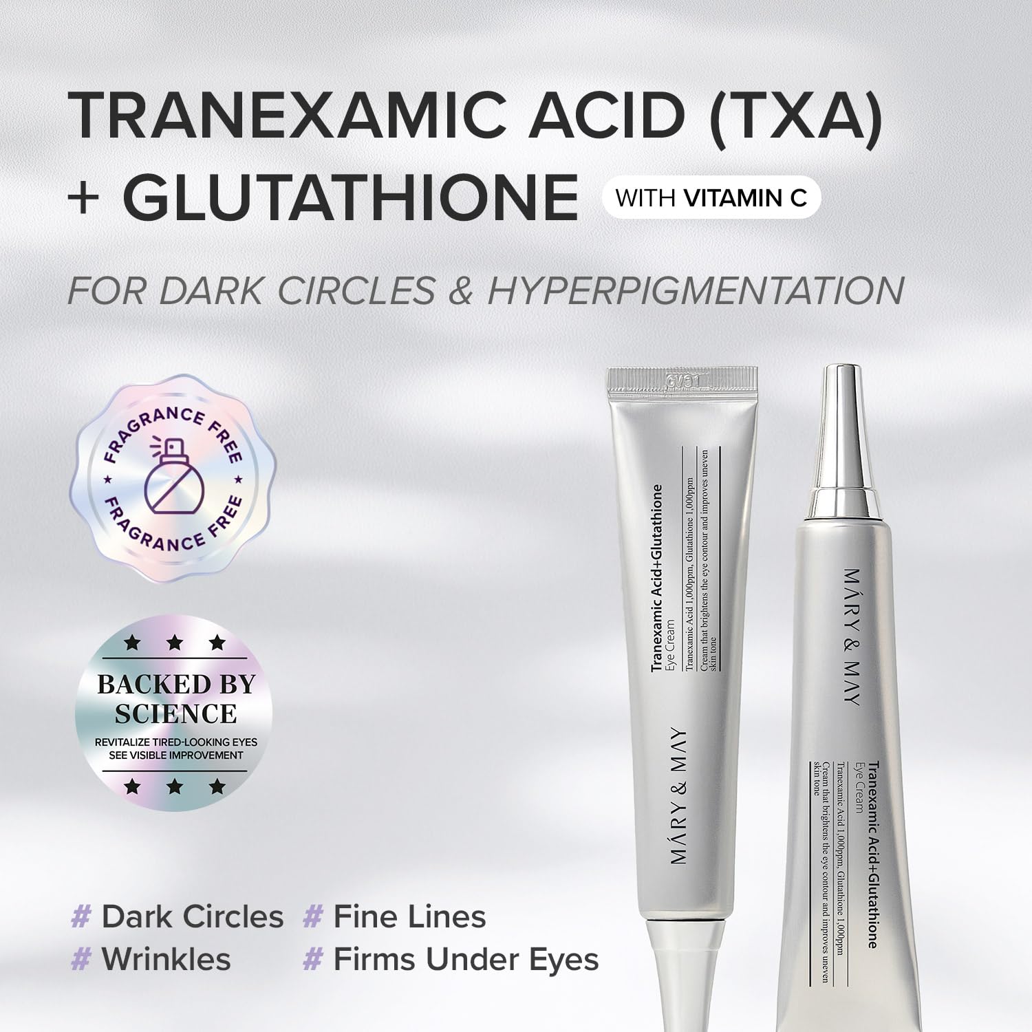 Mary & May Tranexamic Acid + Glutathione Eye Cream 30ml