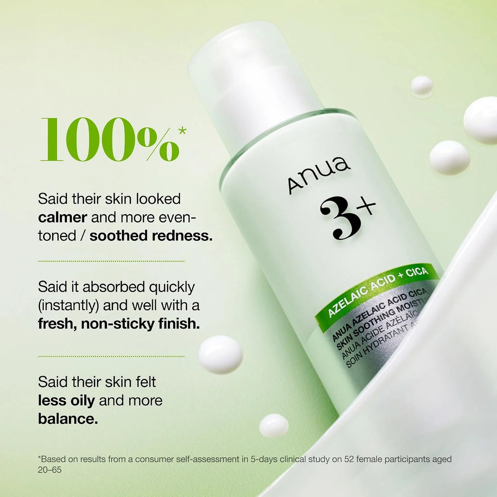 Anua Azelaic Acid + Cica Skin Soothing Moisturizer 100ml