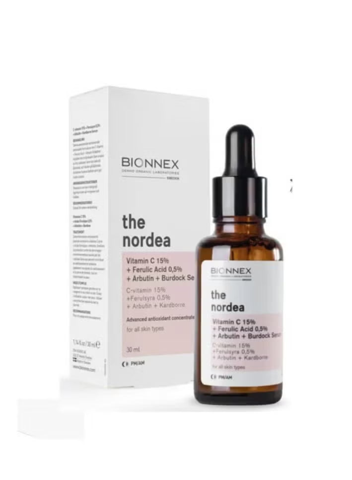 Bionnex The Nordea Vitamin C 10% + Ferulic Acid 0.5% + Arbutin + Burdock Serum