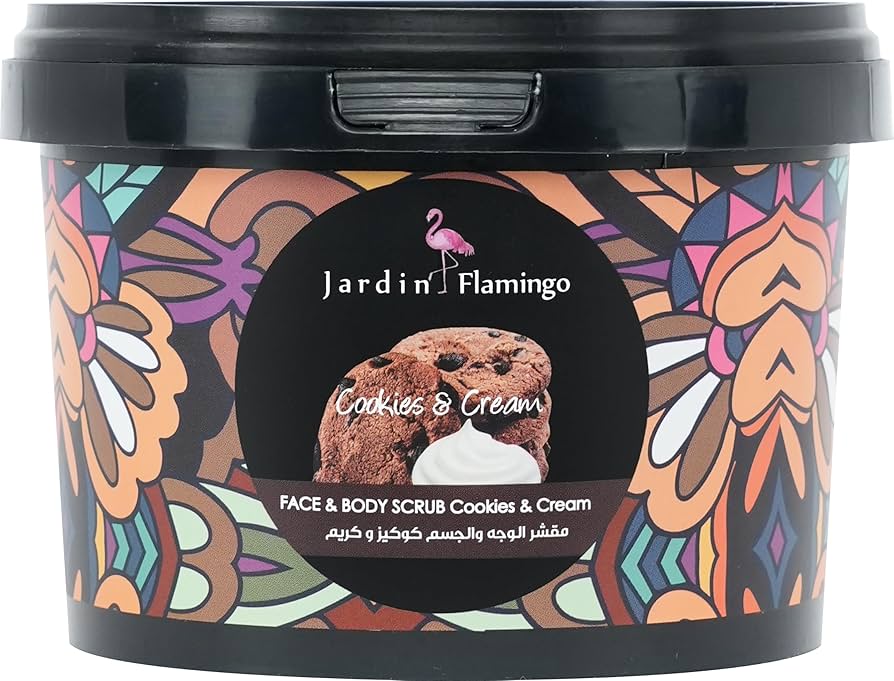 Jardin Flamingo Face & Body Scrub Cookies & Cream 400ml