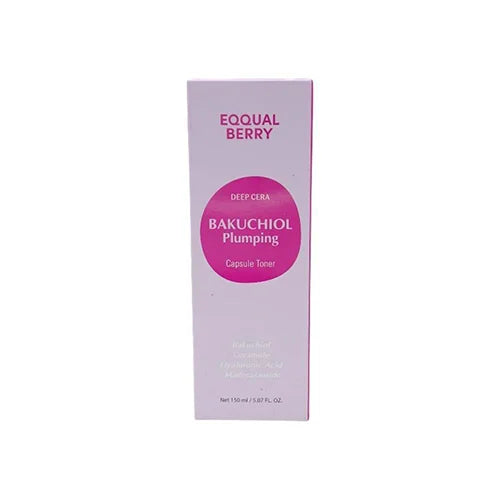 Eqqualberry Deep Cera Bakuchiol Plumping Capsule Toner (150ml)