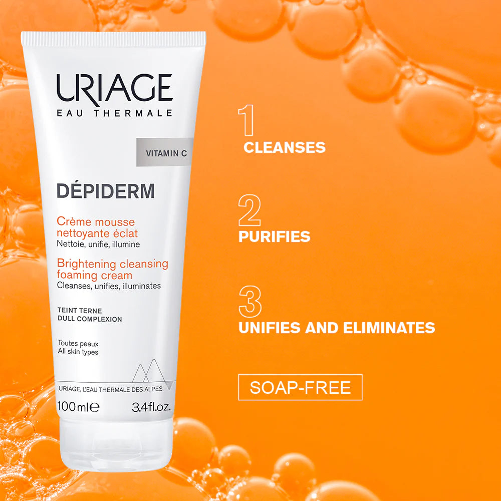 Uriage Dépiderm Brightening Cleansing Foaming Cream (100ml)