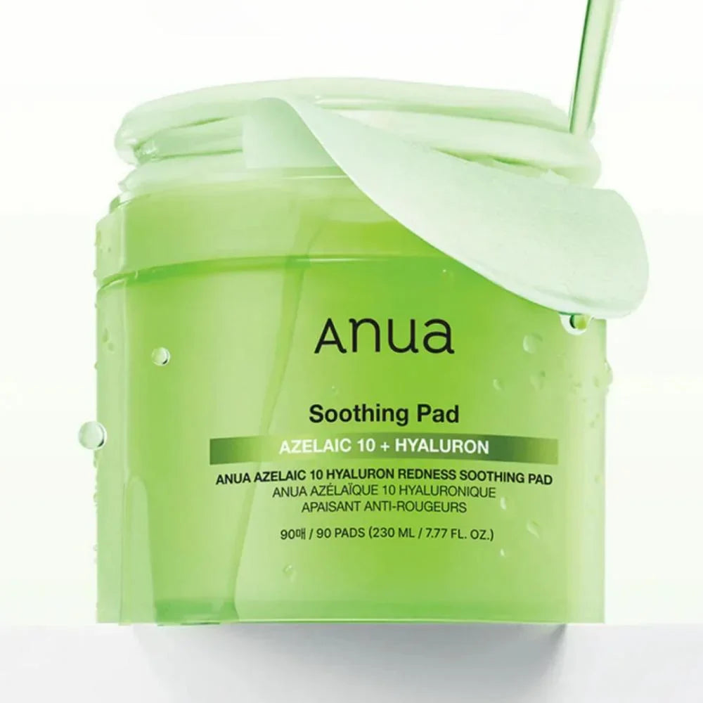 Anua Azelaic 10 Hyaluron Redness Soothing Pad 90 Pads (230 ml)