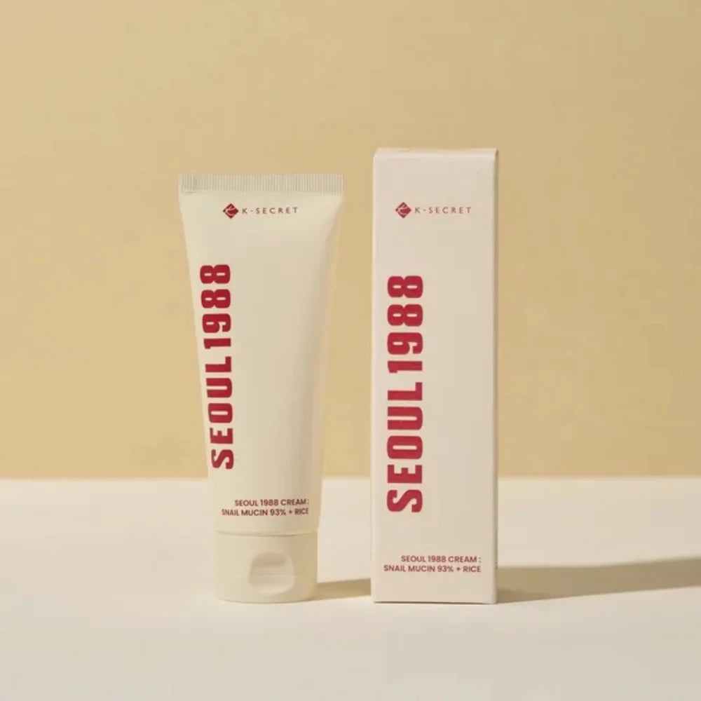 K-Secret SEOUL 1988 Cream: Snail Mucin 93% + Rice (50 ml)