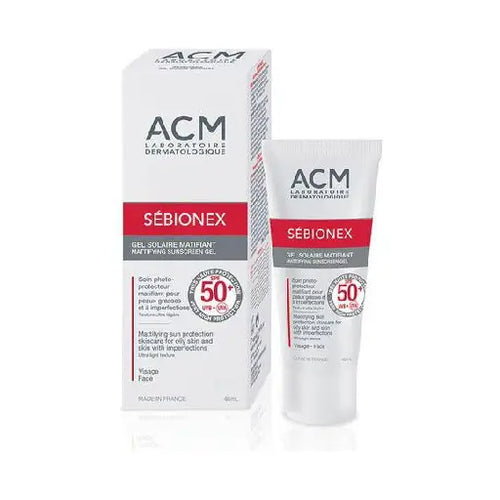 ACM Sébionex Mattifying Sunscreen Gel SPF 50+ 40ml