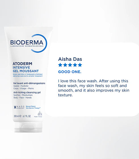 Bioderma Atoderm Intensive Gel Moussant Anti-Itching Cleansing Gel 200ml