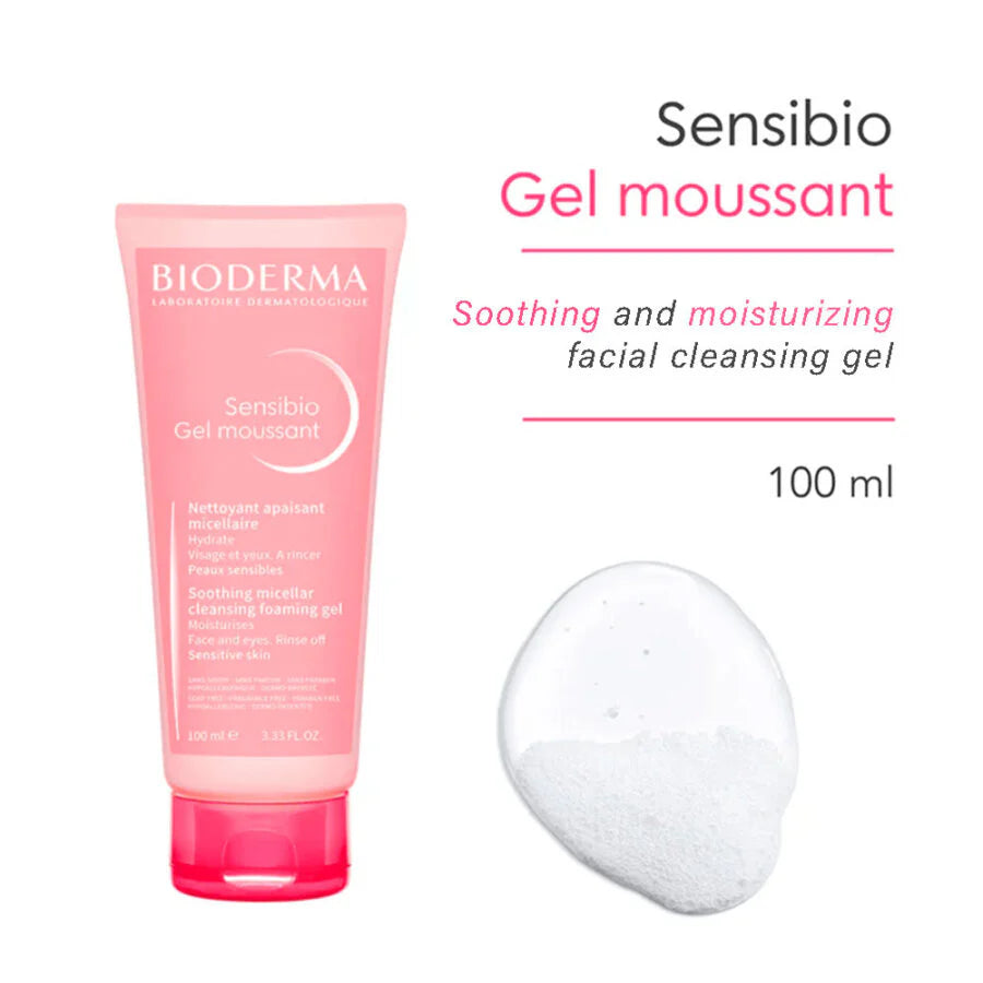 Bioderma Sensibio Gel Moussant Soothing Micellar Cleansing Foaming Gel 100ml