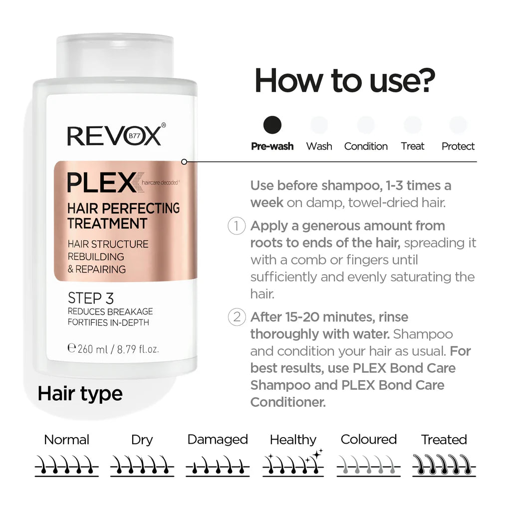 REVOX B77 PLEX Hair Perfecting Treatment Step 3 260ml