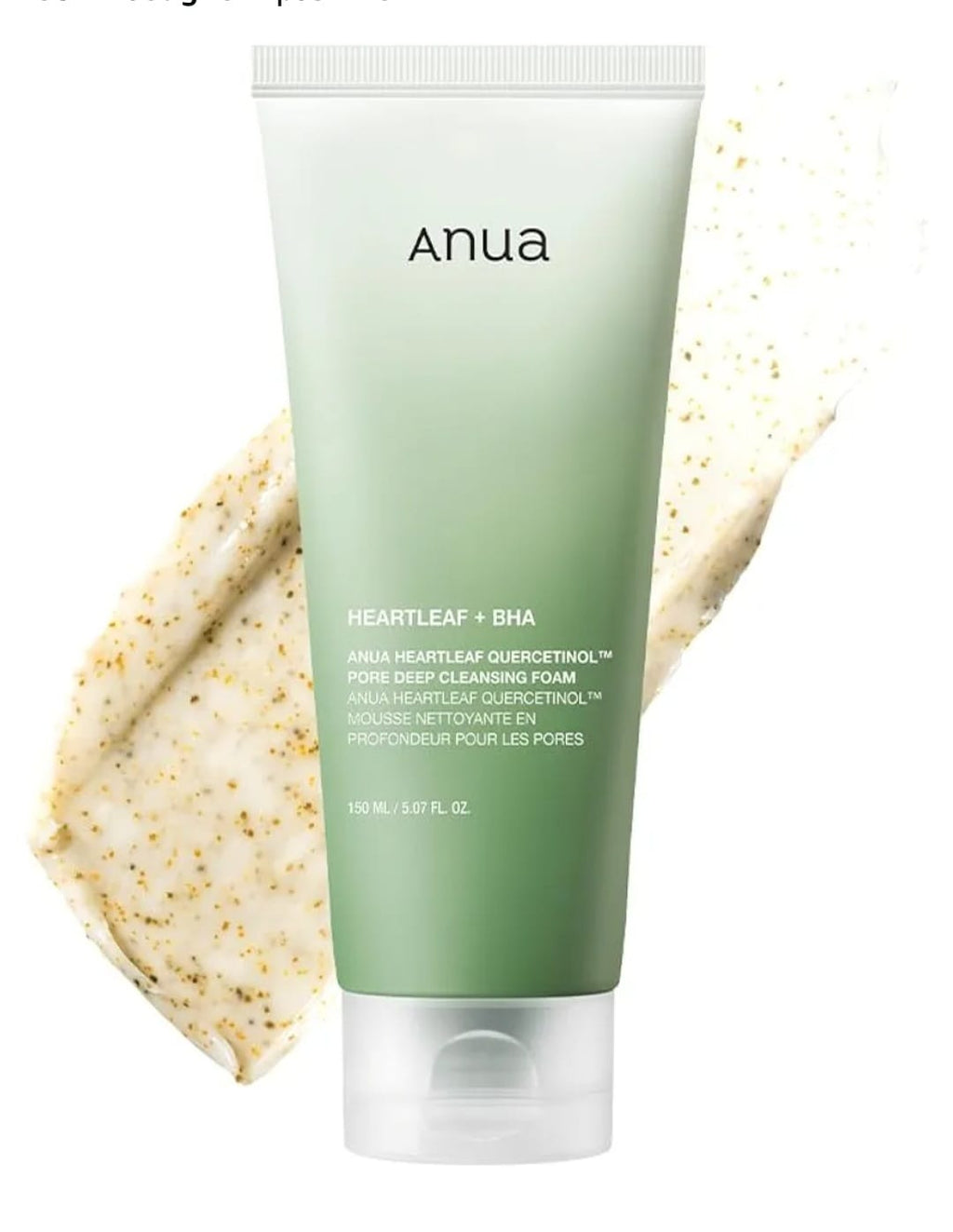 Anua Heartleaf Quercetinol™ Pore Deep Cleansing Foam - Heartleaf + BHA - 150ml