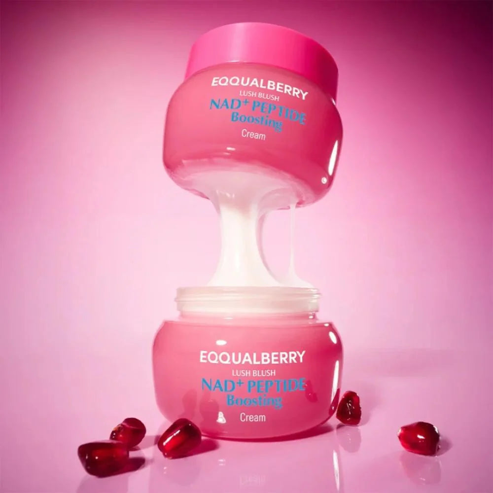 Eqqualberry Lush Blush NAD+ Peptide Boosting Cream - 50ml(from emirates)