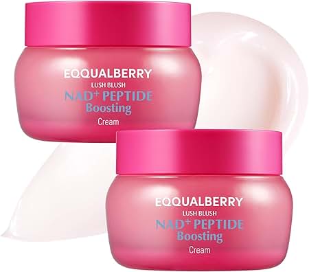 Eqqualberry Lush Blush NAD+ Peptide Boosting Cream - 50ml(from emirates)