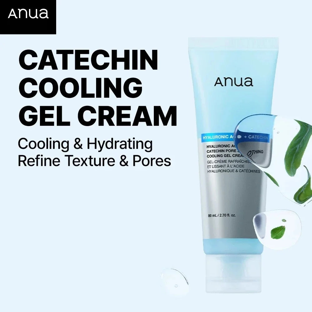 Anua Hyaluronic Acid Catechin Pore Smoothing Cooling Gel Cream 80ml