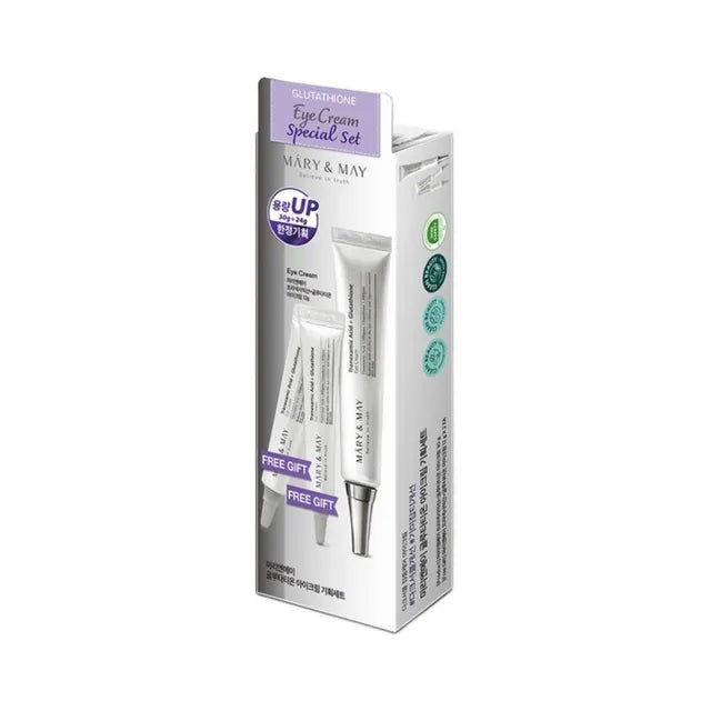 Mary & May Tranexamic Acid + Glutathione Eye Cream Special Set 3x1 (UP Size 30g + 24g)