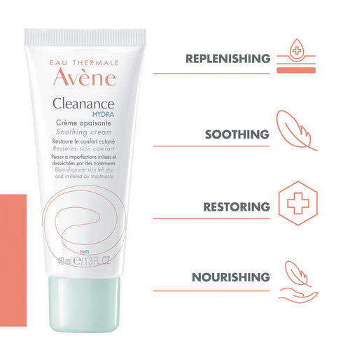 Avène Cleanance HYDRA Soothing Cream (40ml)