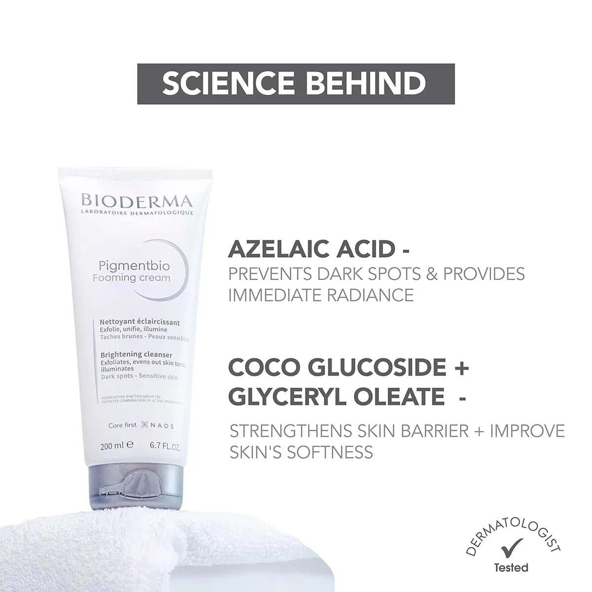 Bioderma Pigmentbio Foaming Cream Brightening Cleanser 200ml